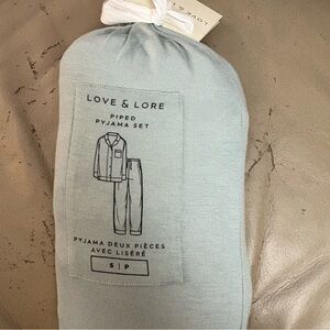 SMALL Love & Lore Light Green Pajama Set